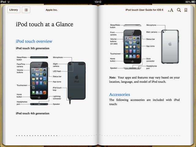Ipod Touch 6th Gen User Manual